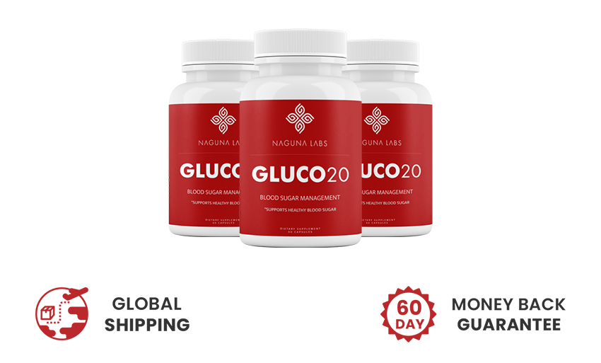 3 Bottles of Gluco20